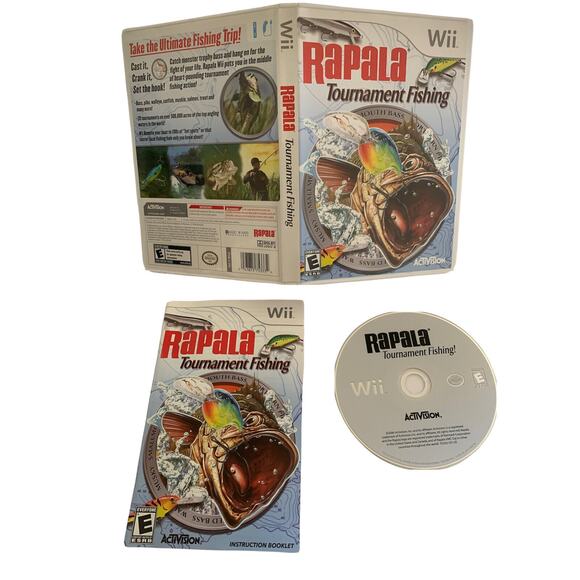 Rapala Tournament Fishing - Nintendo Wii Game Complete With Manual - Picture 1 of 5
